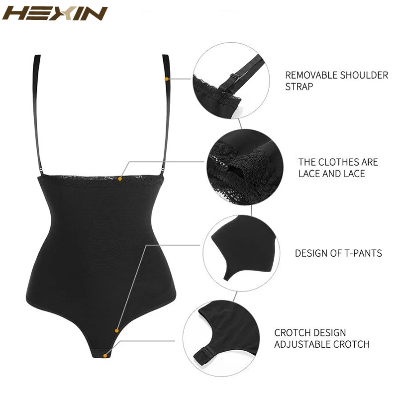 HEXIN для женщин Одежда для шейпинга с высокой талией животик управление средства ухода за кожей Shaper регулируемый бретели для нижнего белья