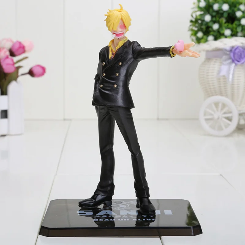 

16cm 6.3" New World the Sanji Japanese Anime Cartoon Two Years Later One Piece Action Figures PVC Tos Doll