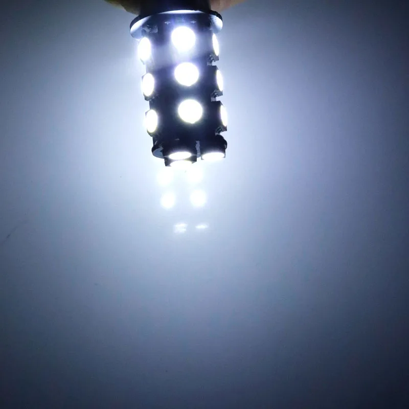 100 шт. диод T20 7440 W21W WY21W 18 SMD 5050 светодиодный 7443 580 автомобильная лампа с поворотным