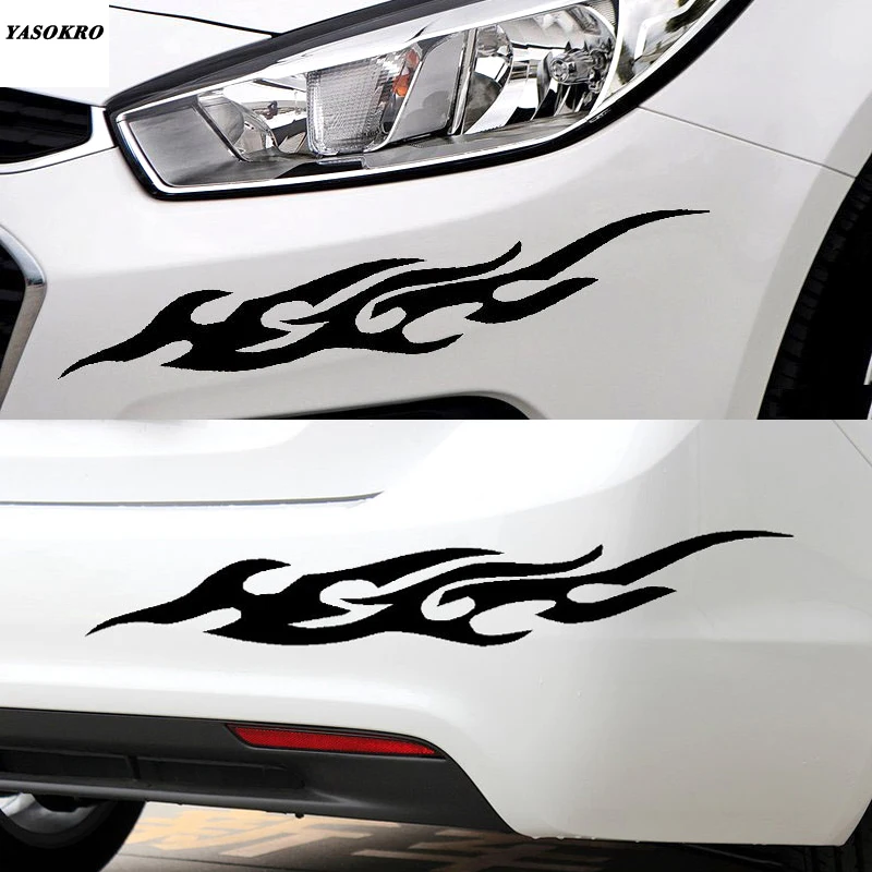 

Car styling For ford Motorcycle Flame sticker Baby on board Reflective stickers on cars Car-covers accessories 35cm