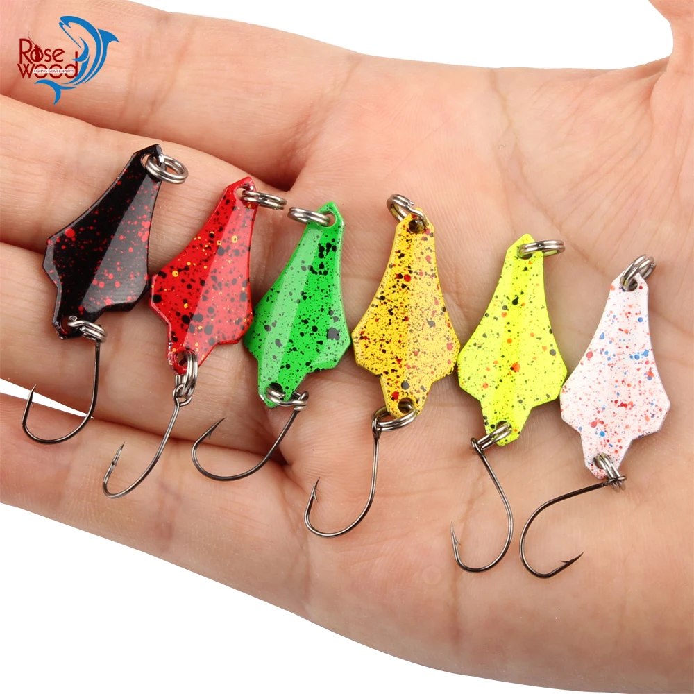 Buy RoseWood 10pcs Small Micro Trout Spoon Lures 2.9g