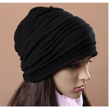 Winter Solid Beanie Hat Wool Kintted Skullies & Beanies Bonnet Novelty Casual Unisex Wool Acrylic Skull cap Winter Solid Beanie Hat Wool Kintted Skullies & Beanies Bonnet Novelty Casual Unisex Wool Acrylic Skull cap