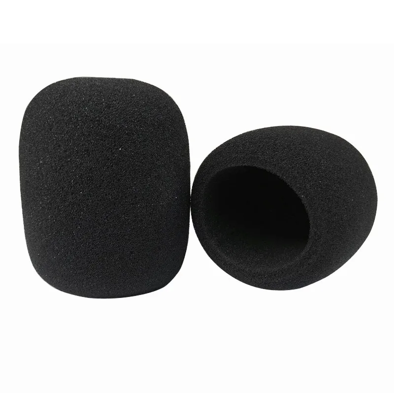

Finlemho Mic Windscreen Foam Sponge Covers Accessories 5PCS For Handheld Microphone Wireless Anti-dust Sponge Black Color EM06A