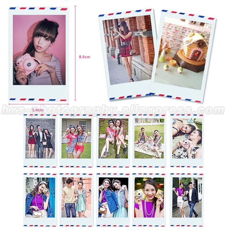 Fujifilm Instax Mini Instant Film Stripe + Rainbow + Airmail (6)