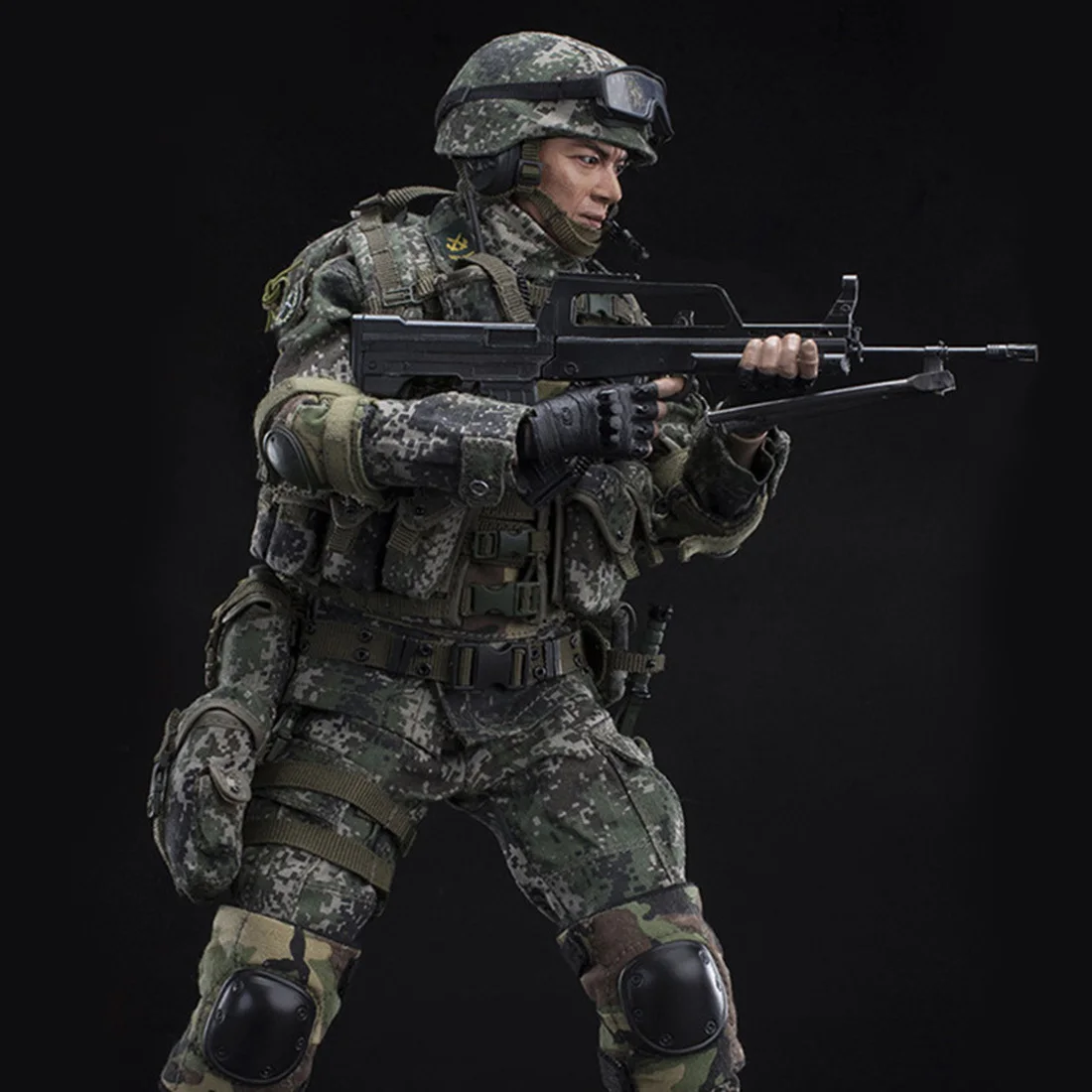 Sale Flagset 1/6 Chinese Army Machine Fighter Soldier Model Action Figure Model Toys Hobbies For Kids Adults New Arrivel 1