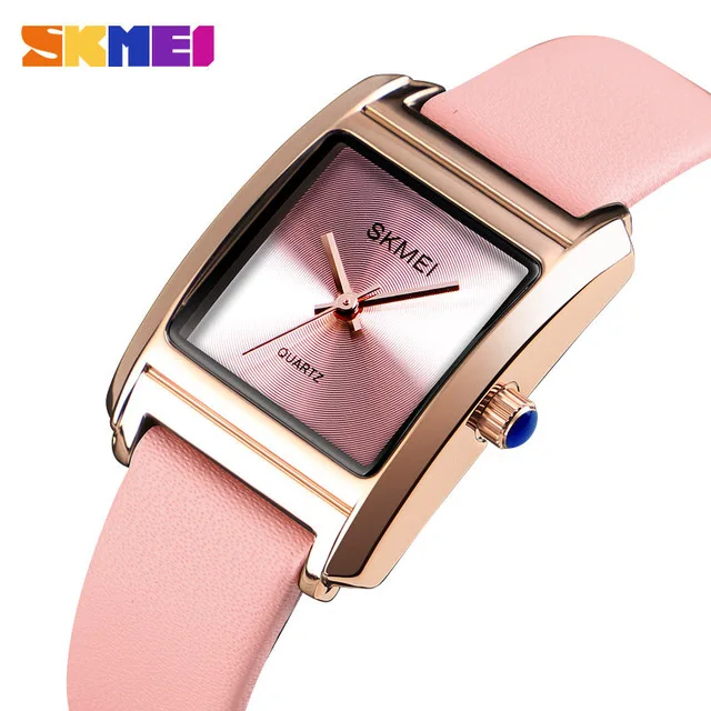 

SKMEI Women Watches Leather Ladies Watch Quartz Top Brand Luxury Waterproof Clock Female Watch Women Relogio Feminino 1432