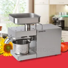 110 В/220 В автоматический пресс для масла, домашний Масляный Пресс, экстрактор семян из нержавеющей стали, мини машина для холодного горячего масла