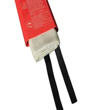 1 м x 1 м аварийное Выживание стекловолокно пожарное одеяло укрытие Защитная крышка идеально подходит для кухни, камина, гриля, автомобиля, кемпинга