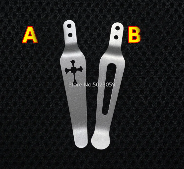

1pc Hinder XM18/24 Design Tc4 Titanium Pocket Knife Clip Pocket Clip Belt Clip