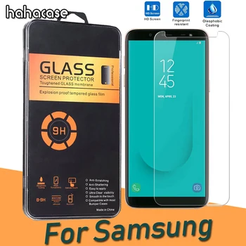 

100pcs 2.5D Premium Tempered Glass Screen Protector For Samsung Galaxy J8 J6 J4 Plus J7 J4 J3 J2 Core Pro 2018 With Acrylic Box