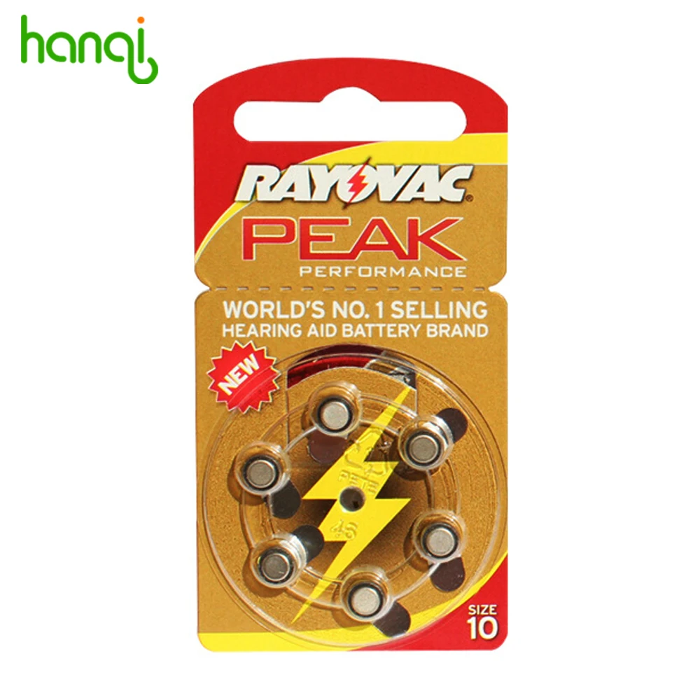 60 x Hearing Aid Batteries A10 10A ZA10 10 PR70, 60 PCS Hearing Aid