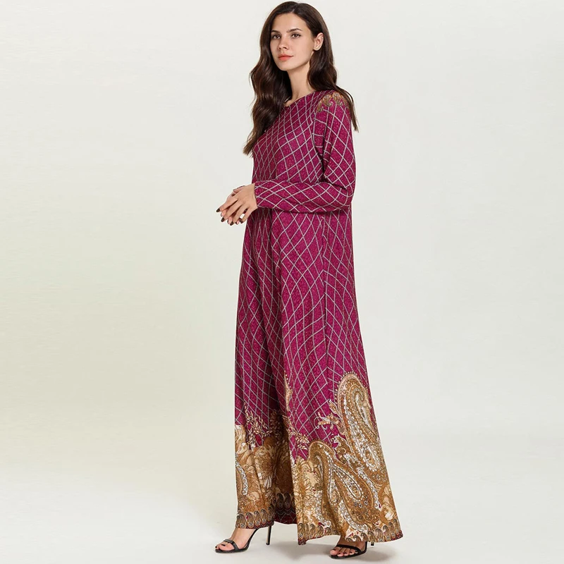 Vestidos Рамадан кафтан абайя, арабское Исламская мусульманское длинное платье для девочки для женщин Кафтан Elbise хиджаб ИД платья для роковой