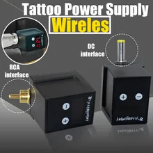 Новейшая беспроводная Татуировка питания мини тату питания RCA/DC разъем расходные материалы для тату ручка для тату держатель-зарядка для прибора