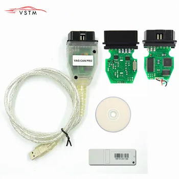 

VAG CAN PRO V5.5.1 with FTDI FT245RL Chip VCP OBD2 Diagnostic Interface USB Cable Support Can Bus UDS K Line Works