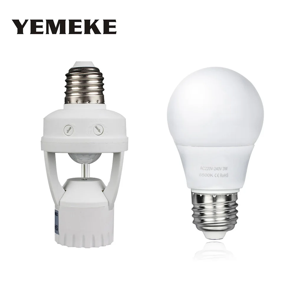 E27 LED Lamp 5W 9W 12W 15W PIR Motion Sensor light lamp Bulb E27 220V