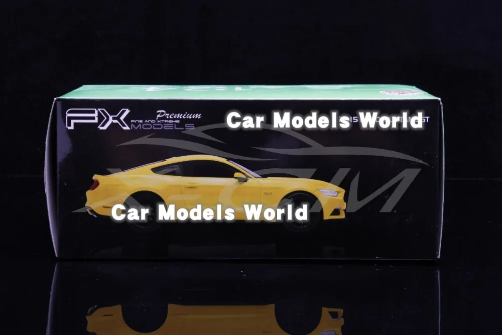 Литья под давлением модель автомобиля для Welly модели FX 2015 Mustang GT 1:24 (синий) +