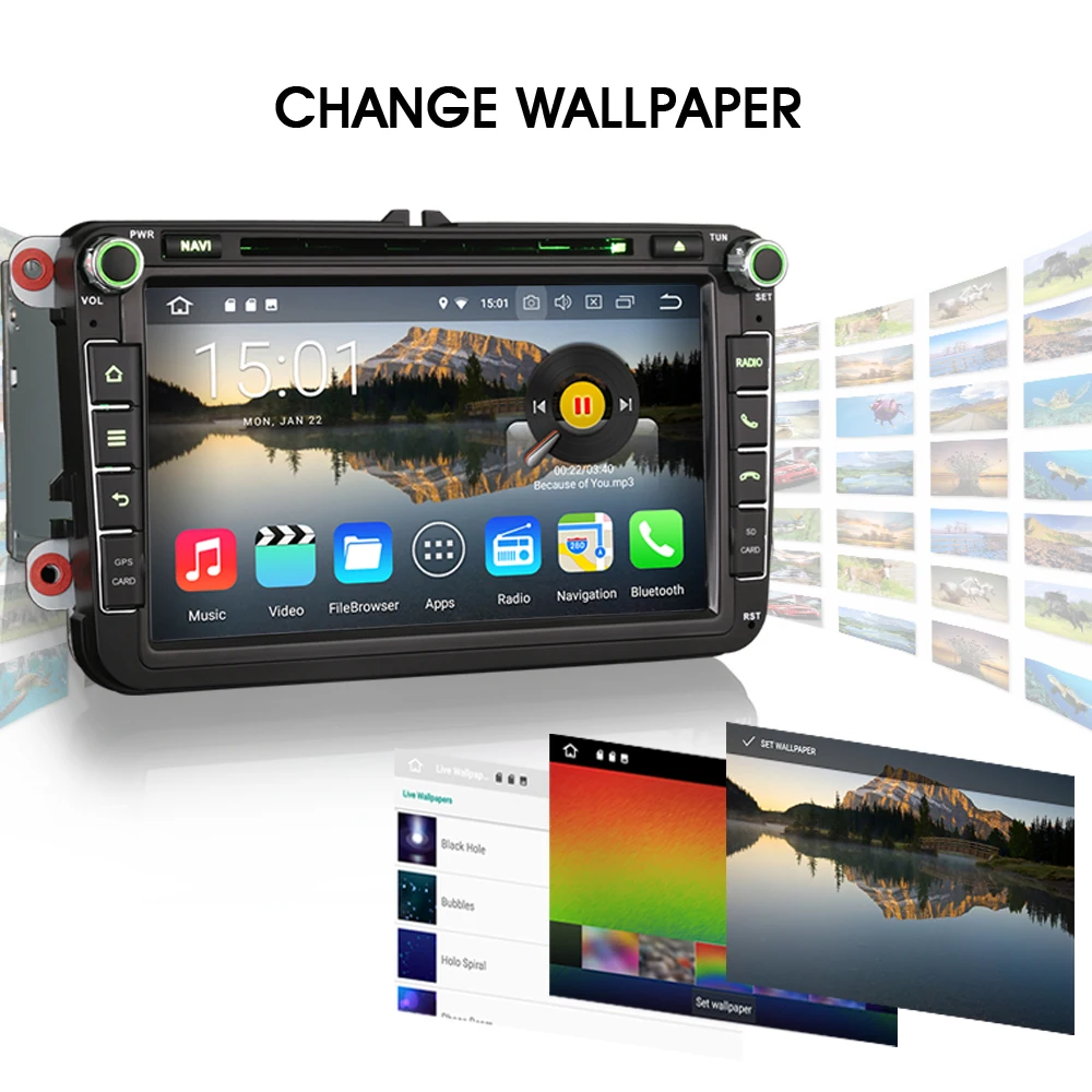 Flash Deal 8" DAB+ Car DVD player FOR VW Passat CC Polo Golf Android 8.0 Autoradio Octa Core GPS WiFi 3G GPS Radio SD DVR DTV Bluetooth 3