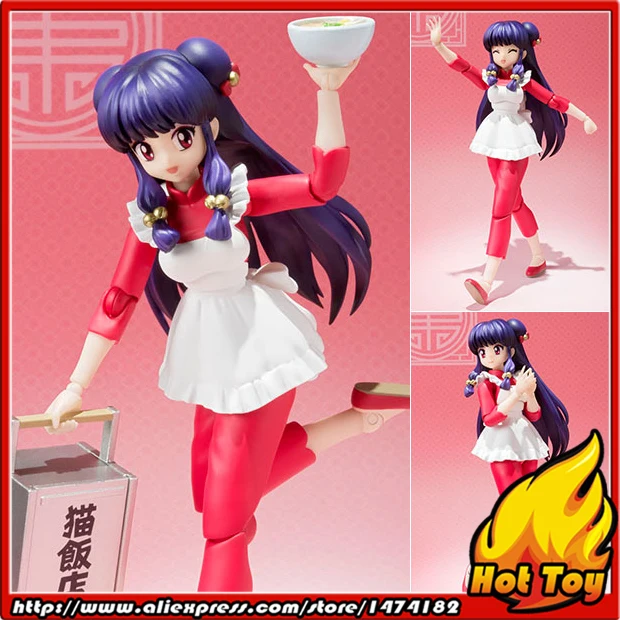 100% Оригинальные фигурки BANDAI Tamashii Nation S.H. Фигурка (SHF)-шампунь от Ranma 1/2 | Игрушки и