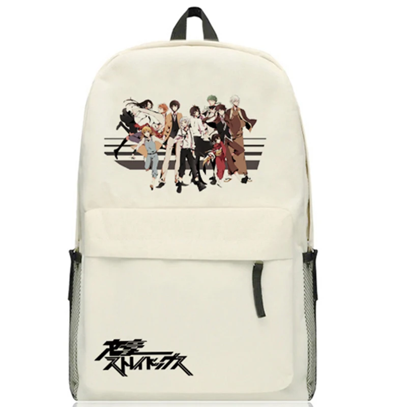 

Bungo Stray Dogs Atsushi Nakajima Osamu Dazai Printing Canvas Laptop Backpack Anime School Bags for Teenagers mochila 9 style
