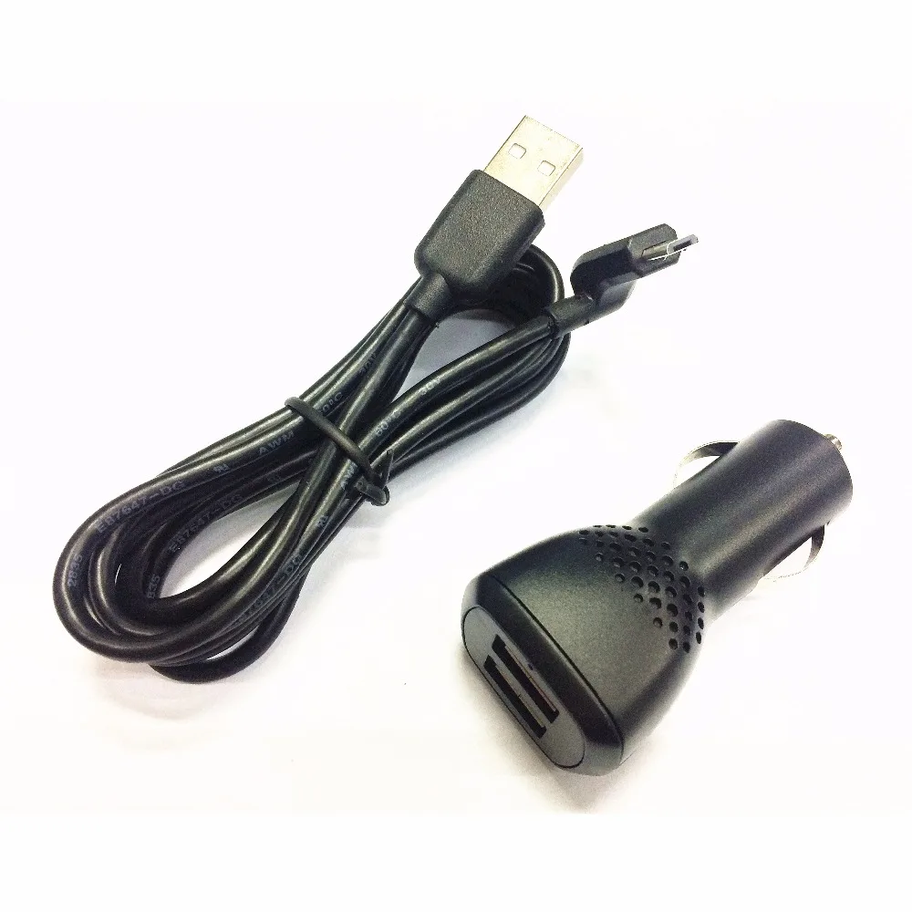 3.9A Double USB Car Charger and Micro USB Cable for TOMTOM GO 40 50 51 60 61 500 600 5100 6000 VIA 1405 1435 1505 1535 1605 GPS