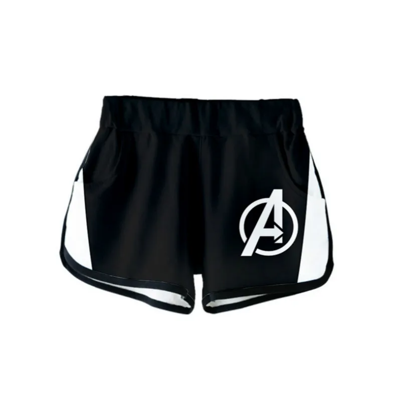 Avengers Endgame Quantum Realm Captain America T-shirt Cosplay Costume Shorts Superhero Iron Man Sports Suit Adult Men Women