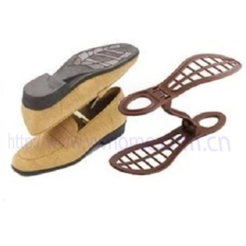 

New Creative Design space save unisex Plastic Shoe Storage holder rack 5PCS/LOT