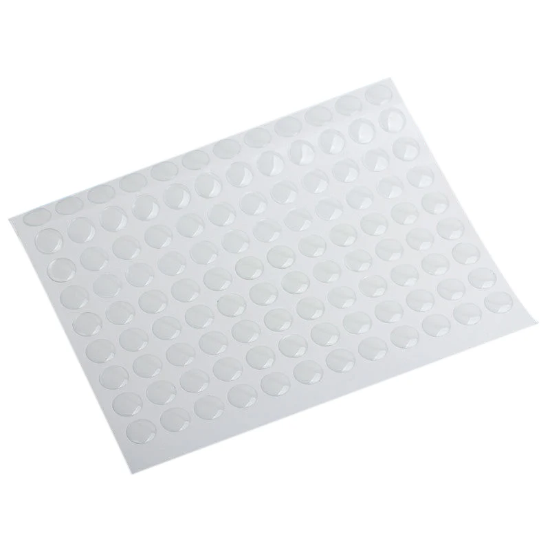 

204 Clear Round Epoxy Domes Resin Stickers 12mm Dia.