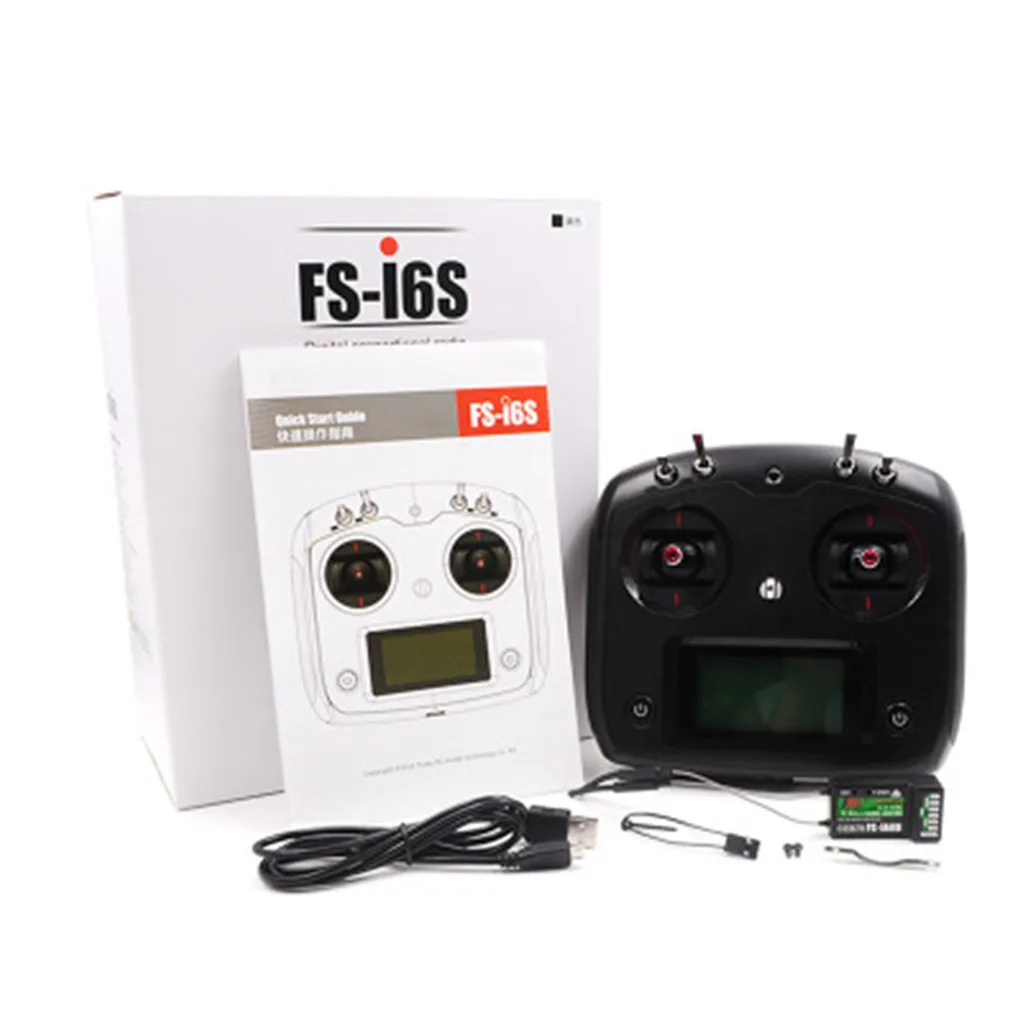 

Flysky FS-i6S 2.4G 10CH RC Transmitter With iA6B Receiver For Drone Accessories