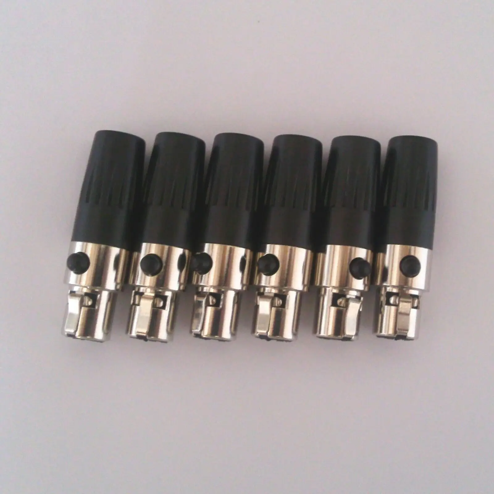 

6,5pin Female plug Mini TA5F XLR Audio Microphone connector MIC Adapter Tini Q-G
