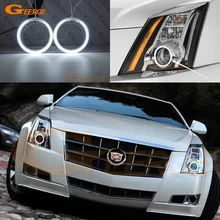 Для Cadillac CTS 2008 2009 2010 2011 2013 ксенон отличное Ангельские глазки ультра яркие красные/зеленые/с холодным катодом(CCFL) Ангельские глазки комплект Halo Кольцо