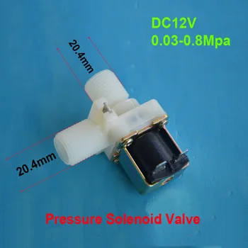 

DC 12V Drain valve no pressure plastic solenoid valve washing machine solenoid valve normally closed inlet valve