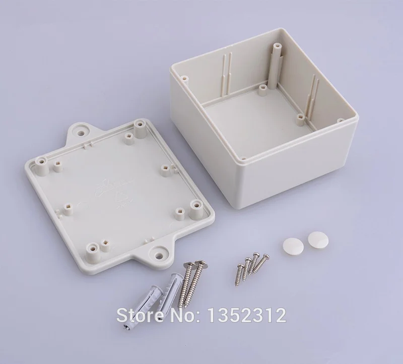 Free-shipping-wall-mount-plastic-electronics-project-box-abs-pe-plastic-outlet-box-80-75