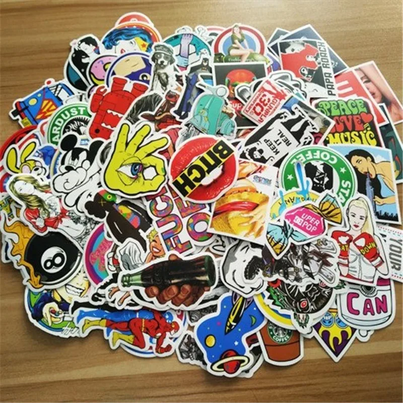 200 шт. случайные наклейки для ноутбука Scrapboking Stiker детей Стайлинг автомобиля