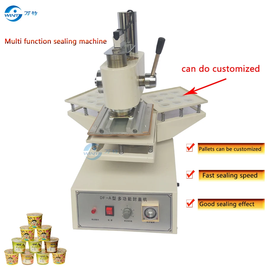

Capping machine plastic paper iron cup sealing round caper honey ketchup can do customized.fruit juice and drinks sealer