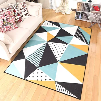 

Nordic Carpets For Living Room Flannel Sofa Table Floor Mats Anti-slip Bedroom Area Rug Ding Room Palor Floor Carpets