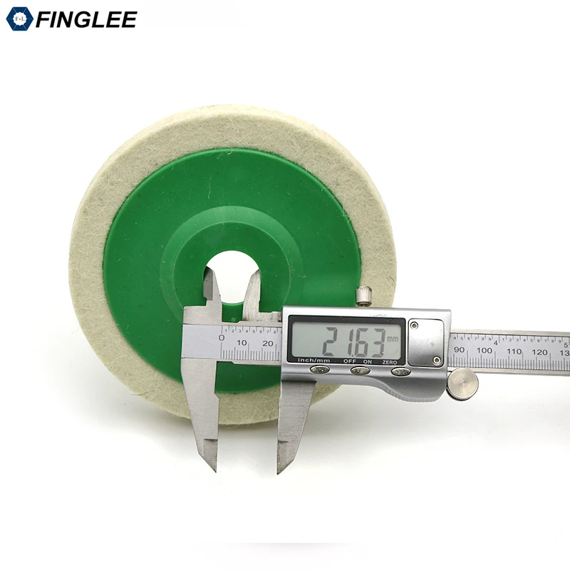 2pcs 5 Inch/125 mm wool felt polishing wheel Angle Grinder buffing Felt Polish Disc for Rotary Tool Abrasive Grinding 22.23mm