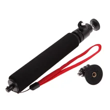 NI5L Auto-bloqueo Telescópica Extensible Autofoto Palillo y Montaje de Trípode Adaptador de Correa para La Muñeca para GoPro Hero3 2