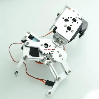 

1 Set 2 DOF Aluminium Robot Arm / Robotic Arm Clamp Claw Mount Kit + 2 TR205 Servos For Wholesale Retail +