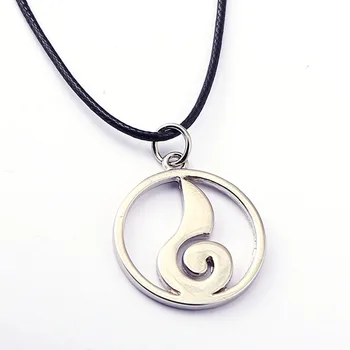 

Anime NARUTO Choker Necklace Uzumaki Naruto Family Logo Pendant Men Women Gift Anime Jewelry Action Figure Cosplay Toys