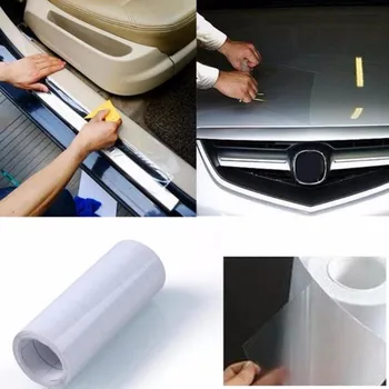 

100x10/15/20CM Rhino Skin Sticker Protection Film Vinyl Clear Transparence Anti-dirty Film For Auto Car Bumper Hood Paint Decal
