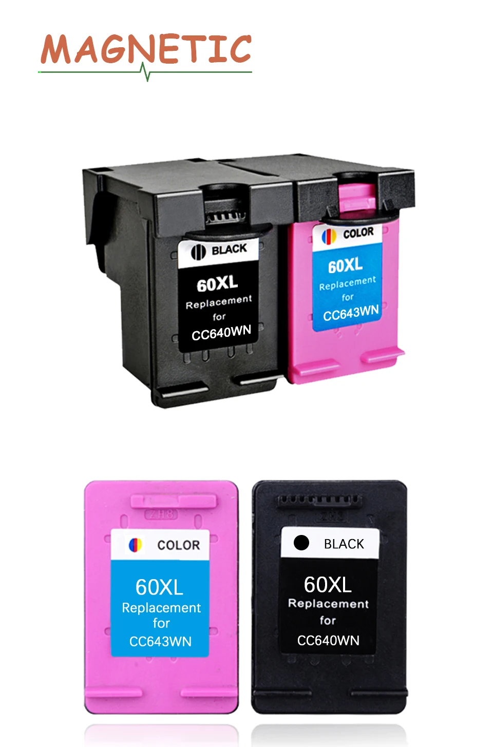 for HP60 compatible cartridge