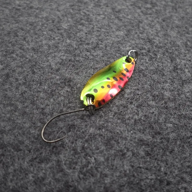 2.5g spoon fishing lure isca artificial metal bait swimbait trout lure fishing spinner blade lure