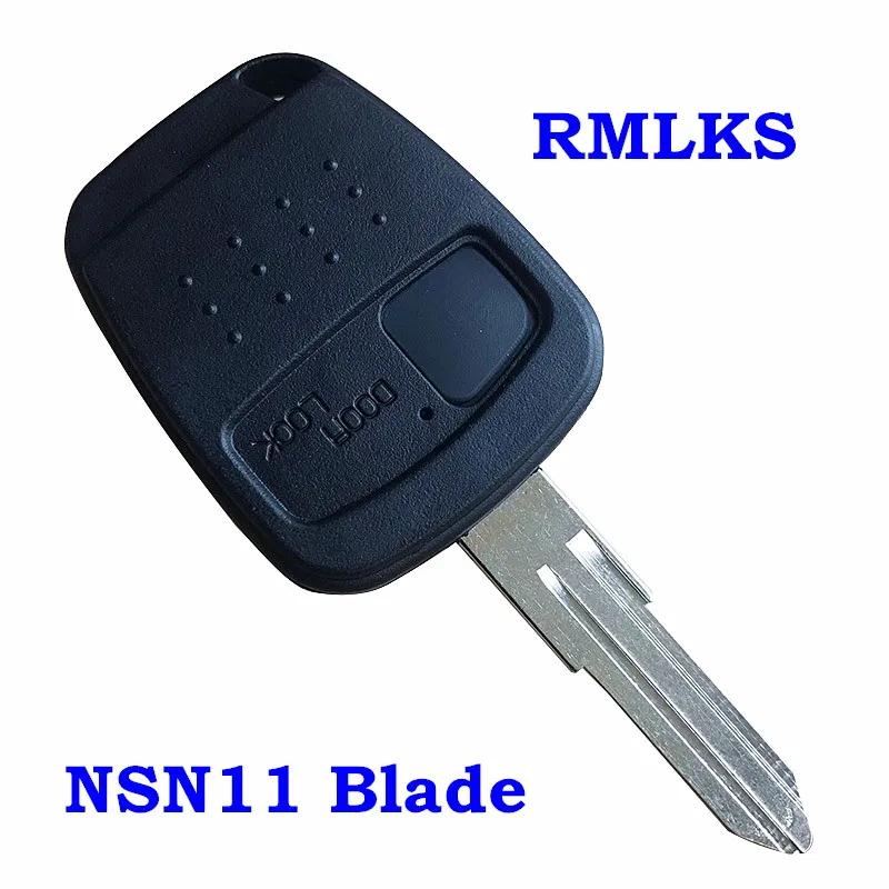 

For Nissan Bluebird 1 Button Remote Key Shell Case Fob Key Blank Shell Cover NSN11 NSN14 Uncut Blade