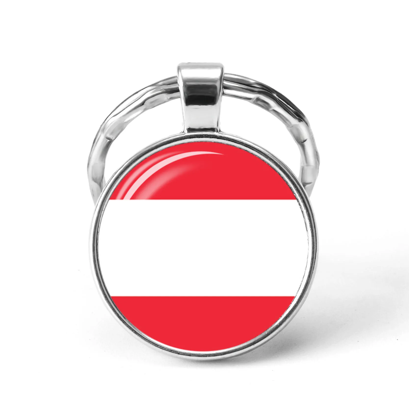 Страны Центральной Европы брелок для ключей «флаг» Германия Польша Швейцария Австрия венгерский флаг стекло кабошон кулон металлические брелки