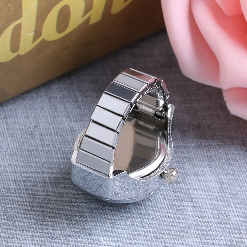 Обручальные кольца для женщин серебряный и черный цвет свадебные кольца круглое эластичное кольцо на палец часы украшения в современном стиле подарок 20 мм