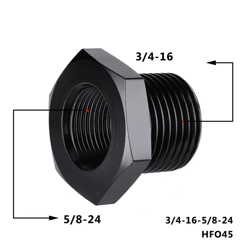 Evil energy масляный фильтр Резьбовой Адаптер алюминиевый порт вилка 5/8-24 до 3/4-16 NPT 5-8/24 до 13/16-16NPT Труба Редуктор порт вилка