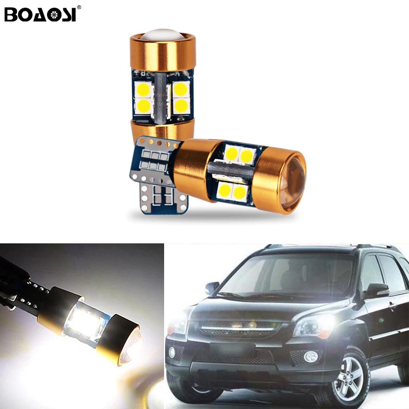 2x T10 W5W LED Clearance Light Marker Lamp Bulb Canbus Error Free For