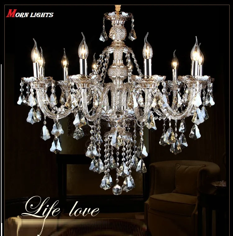 Lighting chandelier Crystal Luxury fashion candle crystal Chandelier light living dining room Chandelier light bedroom