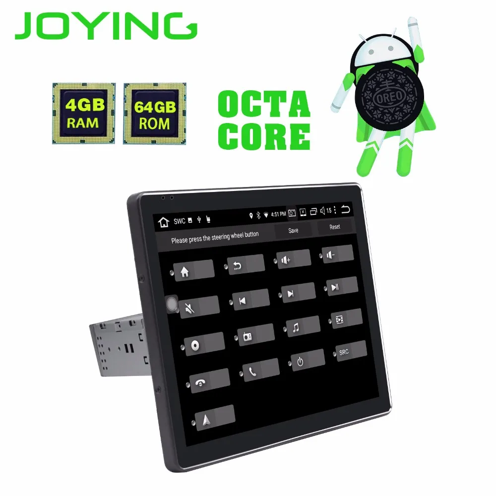 Cheap Joying 9.7 inch 1024*768 4GB+64GB HD Screen Android 8.1.0 universal single din car multimedia player Carplay GPS BT split screen 2 Cheap Joying 9.7 inch 1024*768 4GB+64GB HD Screen Android 8.1.0 universal single din car multimedia player Carplay GPS BT split screen 2