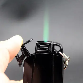 

Boutique cylinder metal Windproof Jet Butane Torch Turbo Straight Cigarette cigar pipe Inflatable gas Lighter Accessories